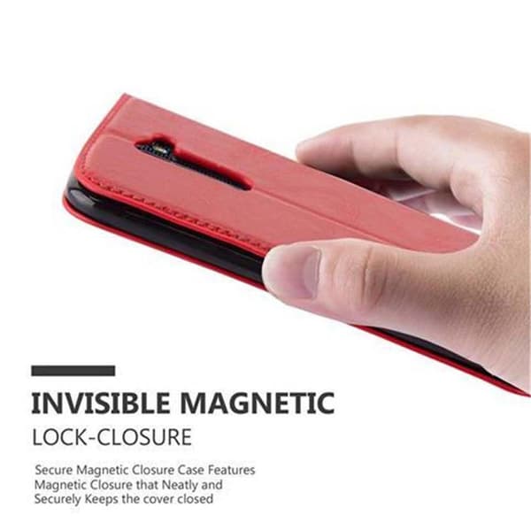 LG K10 2016 Fodral Skal Plånboksfodral Case med magnetisk stängning, ståfunktion och kortficka