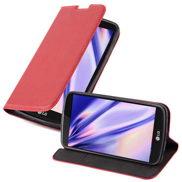 LG K10 2016 Fodral Skal Plånboksfodral Case med magnetisk stängning, ståfunktion och kortficka