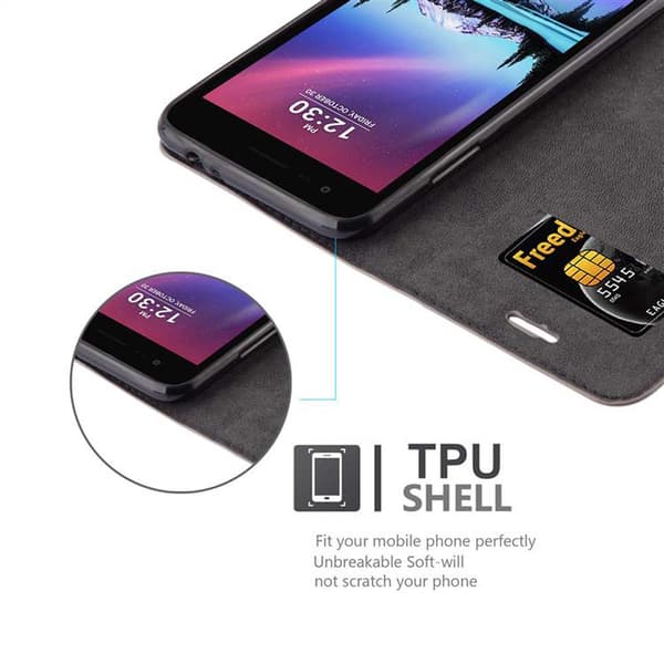 LG K4 2017 Fodral Skal Plånboksfodral Case med magnetisk stängning, ståfunktion och kortficka