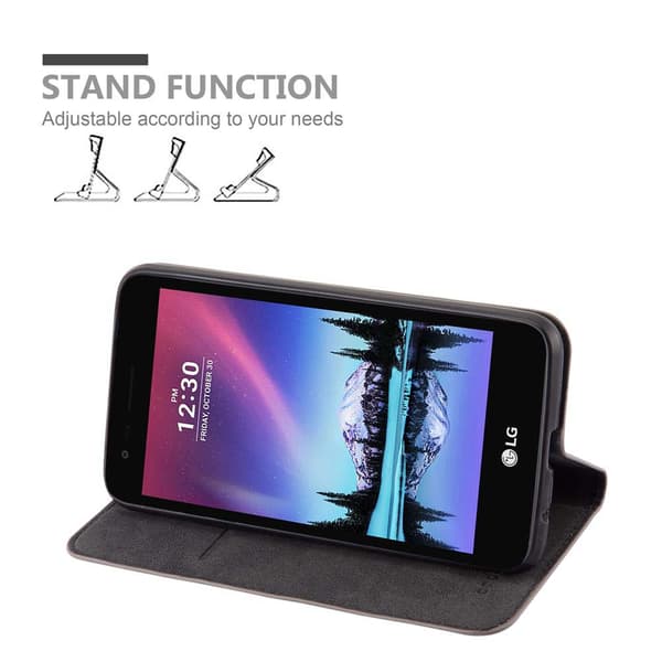 LG K4 2017 Fodral Skal Plånboksfodral Case med magnetisk stängning, ståfunktion och kortficka