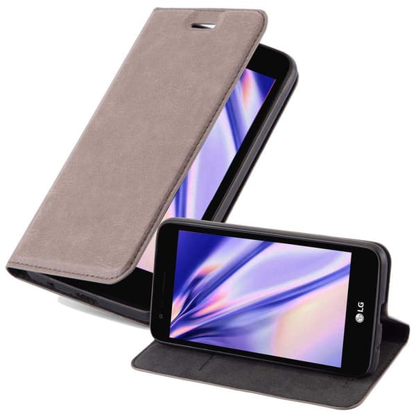 LG K4 2017 Fodral Skal Plånboksfodral Case med magnetisk stängning, ståfunktion och kortficka