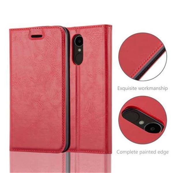 LG K4 2017 Fodral Skal Plånboksfodral Case med magnetisk stängning, ståfunktion och kortficka