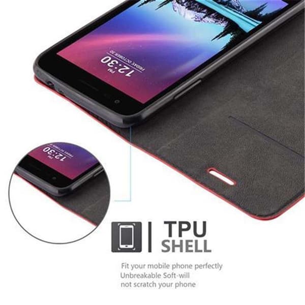 LG K4 2017 Fodral Skal Plånboksfodral Case med magnetisk stängning, ståfunktion och kortficka