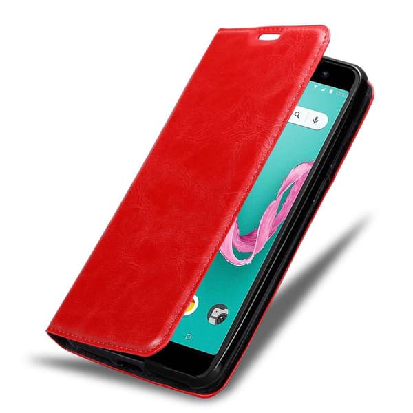 WIKO LENNY 5 Suojakotelo Suojakuori Lompakkokotelo Matkapuhelinkotelo jossa magneettisuljenta, jalusta-toiminto ja korttitasku