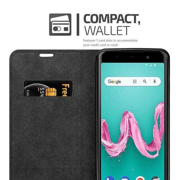 WIKO LENNY 5 Suojakotelo Suojakuori Lompakkokotelo Matkapuhelinkotelo jossa magneettisuljenta, jalusta-toiminto ja korttitasku