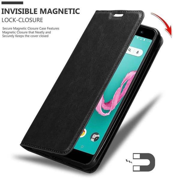 WIKO LENNY 5 Suojakotelo Suojakuori Lompakkokotelo Matkapuhelinkotelo jossa magneettisuljenta, jalusta-toiminto ja korttitasku