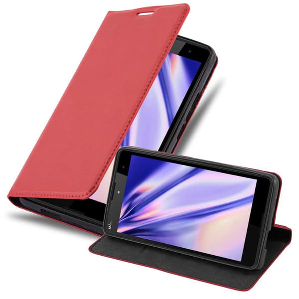 WIKO ROBBY Fodral Skal Plånboksfodral Case med magnetisk stängning, ståfunktion och kortficka