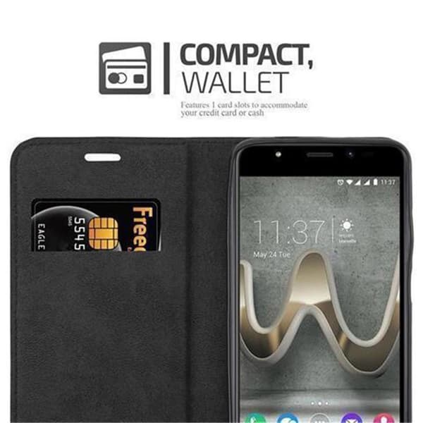 WIKO U FEEL PRIME Fodral Skal Plånboksfodral Case med magnetisk stängning, ståfunktion och kortficka