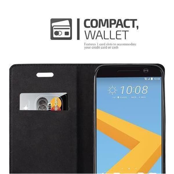 HTC ONE M10 Suojakotelo Suojakuori Lompakkokotelo Matkapuhelinkotelo jossa magneettisuljenta, jalusta-toiminto ja korttitasku