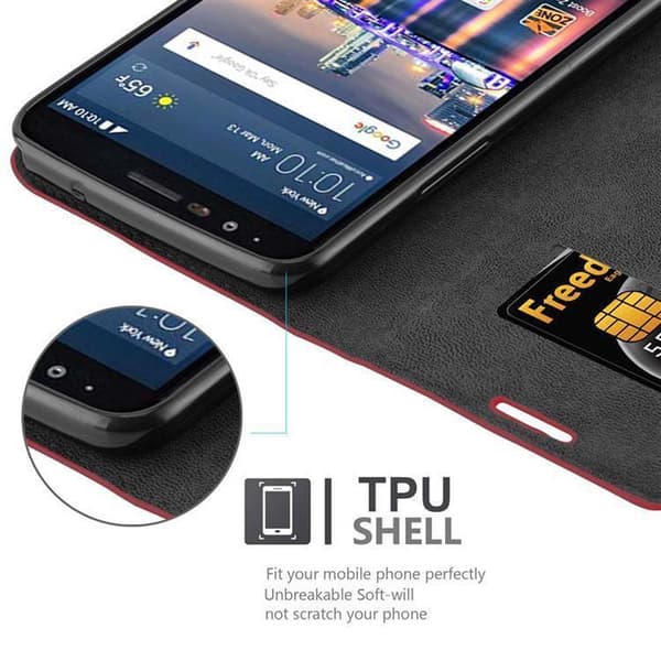 LG STYLUS 3 Fodral Skal Plånboksfodral Case med magnetisk stängning, ståfunktion och kortficka