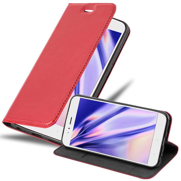 Lommebokdeksel til Xiaomi Mi A1 / Mi 5X Deksel med magnetisk lukking, stativfunksjon og kortlomme