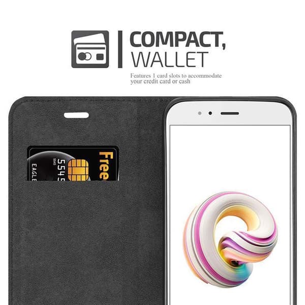 Xiaomi Mi A1 / Mi 5X Fodral Skal Plånboksfodral Case med magnetisk stängning, ståfunktion och kortficka