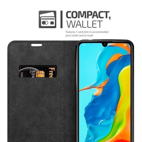 Huawei P30 LITE Suojakotelo Suojakuori Lompakkokotelo Matkapuhelinkotelo jossa magneettisuljenta, jalusta-toiminto ja korttitasku