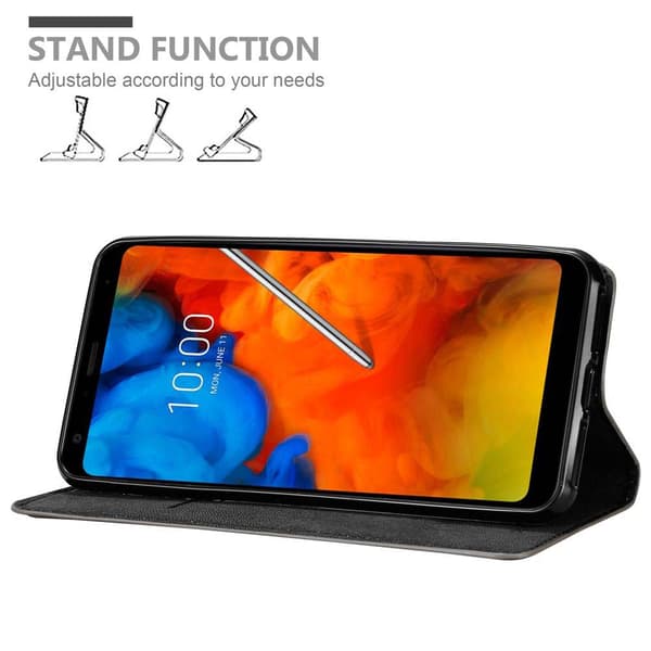 LG Q STYLUS Fodral Skal Plånboksfodral Case med magnetisk stängning, ståfunktion och kortficka