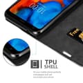 Miniatyrbild 2 av 7: LG Q STYLUS Fodral Skal Plånboksfodral Case med magnetisk stängning, ståfunktion och kortficka