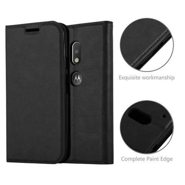 Lommebokdeksel til Motorola MOTO G4 PLAY Deksel med magnetisk lukking, stativfunksjon og kortlomme
