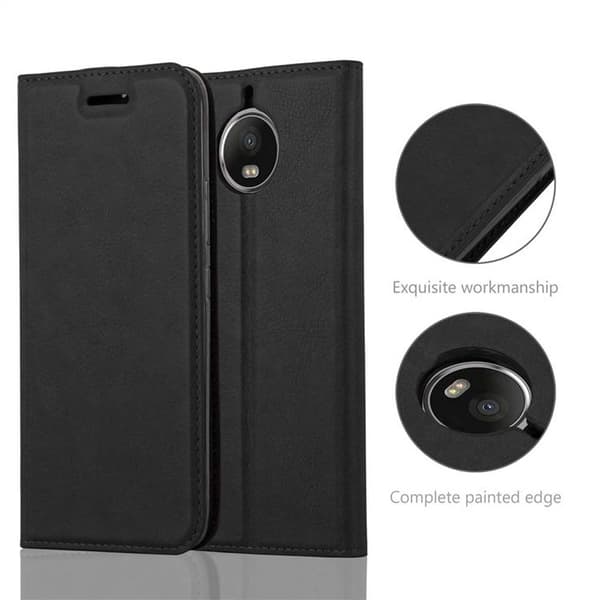 Lommebokdeksel til Motorola MOTO G5S PLUS Deksel med magnetisk lukking, stativfunksjon og kortlomme