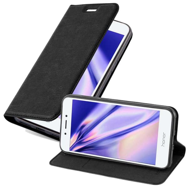 Honor 6A Suojakotelo Suojakuori Lompakkokotelo Matkapuhelinkotelo jossa magneettisuljenta, jalusta-toiminto ja korttitasku