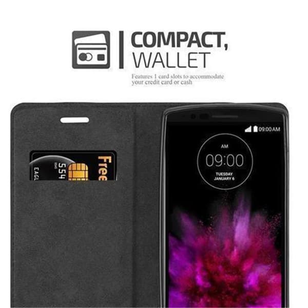 Lommebokdeksel til LG G FLEX 2 Deksel med magnetisk lukking, stativfunksjon og kortlomme