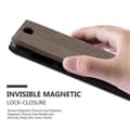 Pikkukuva 6 / 7: HTC ONE A9 Suojakotelo Suojakuori Lompakkokotelo Matkapuhelinkotelo jossa magneettisuljenta, jalusta-toiminto ja korttitasku