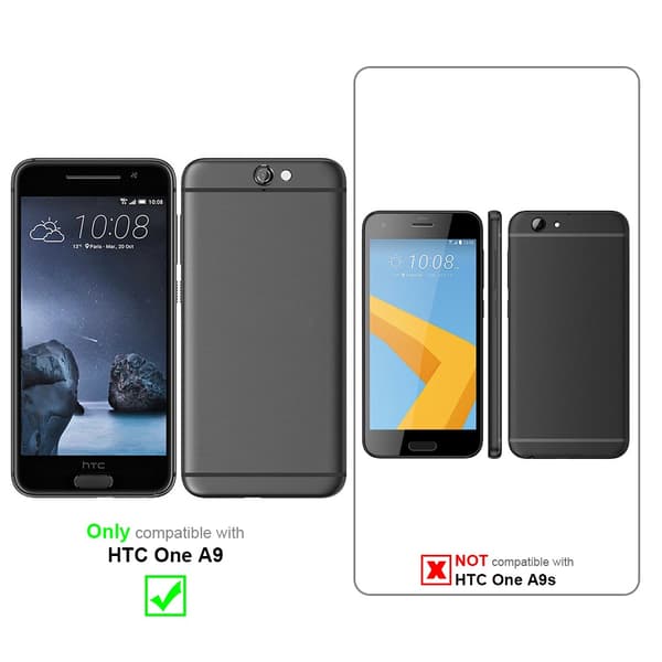 HTC ONE A9 Suojakotelo Suojakuori Lompakkokotelo Matkapuhelinkotelo jossa magneettisuljenta, jalusta-toiminto ja korttitasku