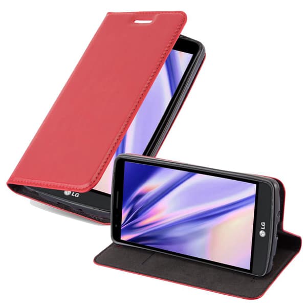 LG G3 Fodral Skal Plånboksfodral Case med magnetisk stängning, ståfunktion och kortficka