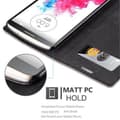 Miniatyrbilde 7 av 8: Lommebokdeksel til LG G3 Deksel med magnetisk lukking, stativfunksjon og kortlomme