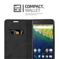 Miniatyrbild 5 av 6: Huawei Google NEXUS 6P Fodral Skal Plånboksfodral Case med magnetisk stängning, ståfunktion och kortficka