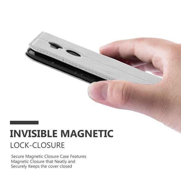Lommebokdeksel til Honor 6C PRO Deksel med magnetisk lukking, stativfunksjon og kortlomme