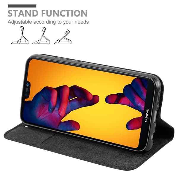 Huawei P20 LITE 2018 / NOVA 3E Fodral Skal Plånboksfodral Case med magnetisk stängning, ståfunktion och kortficka