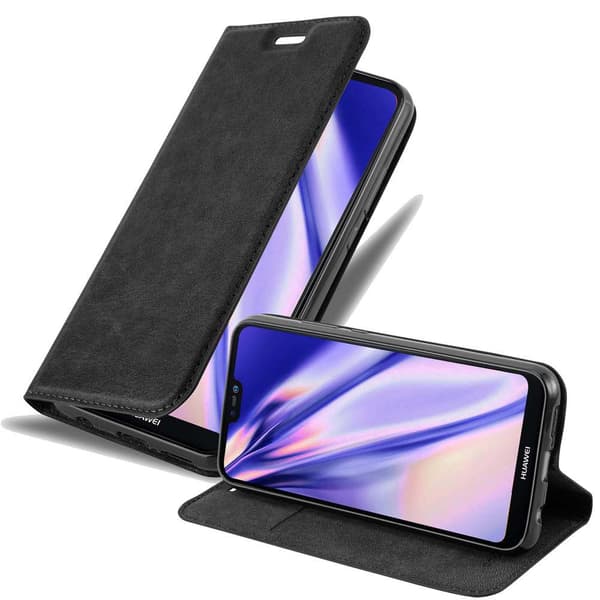 Huawei P20 LITE 2018 / NOVA 3E Suojakotelo Suojakuori Lompakkokotelo Matkapuhelinkotelo jossa magneettisuljenta, jalusta-toiminto ja korttitasku