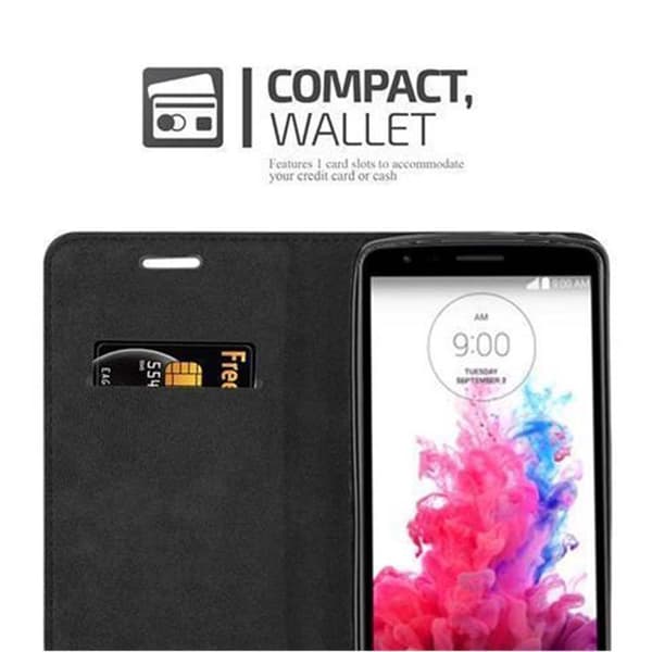 LG G3 STYLUS Suojakotelo Suojakuori Lompakkokotelo Matkapuhelinkotelo jossa magneettisuljenta, jalusta-toiminto ja korttitasku