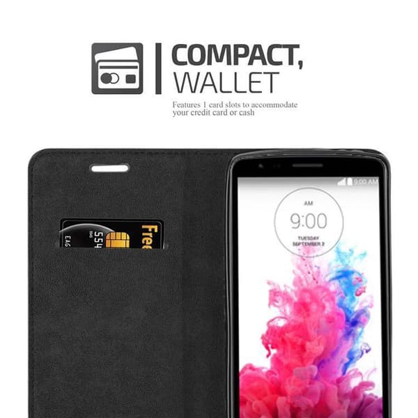 LG G3 STYLUS Suojakotelo Suojakuori Lompakkokotelo Matkapuhelinkotelo jossa magneettisuljenta, jalusta-toiminto ja korttitasku