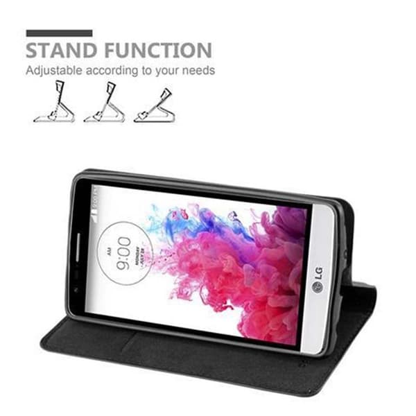 LG G3 MINI / G3 S Suojakotelo Suojakuori Lompakkokotelo Matkapuhelinkotelo jossa magneettisuljenta, jalusta-toiminto ja korttitasku