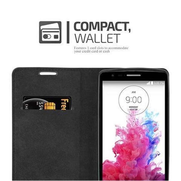 LG G3 MINI / G3 S Suojakotelo Suojakuori Lompakkokotelo Matkapuhelinkotelo jossa magneettisuljenta, jalusta-toiminto ja korttitasku