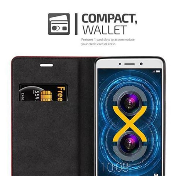 Huawei MATE 9 LITE / GR5 2017 / Honor 6X Suojakotelo Suojakuori Lompakkokotelo Matkapuhelinkotelo jossa magneettisuljenta, jalusta-toiminto ja