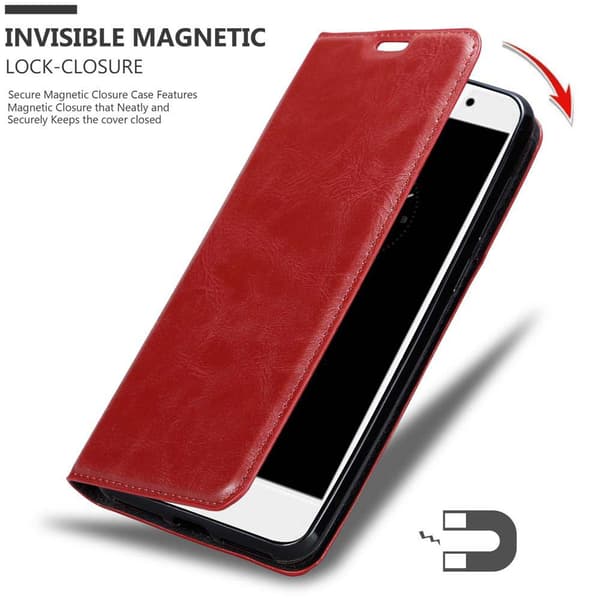 Huawei Enjoy 7 PLUS Suojakotelo Suojakuori Lompakkokotelo Matkapuhelinkotelo jossa magneettisuljenta, jalusta-toiminto ja korttitasku