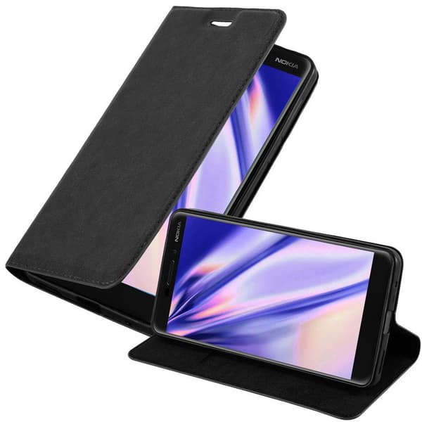 Nokia 6.1 Fodral Skal Plånboksfodral Case med magnetisk stängning, ståfunktion och kortficka