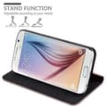 Pikkukuva 9 / 9: Samsung Galaxy S6 Suojakotelo Suojakuori Lompakkokotelo Matkapuhelinkotelo jossa magneettisuljenta, jalusta-toiminto ja korttitasku