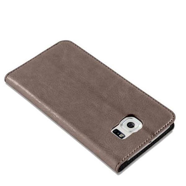 Samsung Galaxy S6 Suojakotelo Suojakuori Lompakkokotelo Matkapuhelinkotelo jossa magneettisuljenta, jalusta-toiminto ja korttitasku