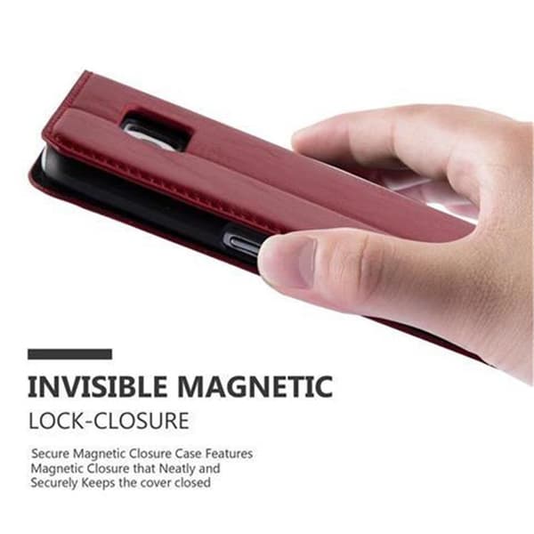Samsung Galaxy S6 Fodral Skal Plånboksfodral Case med magnetisk stängning, ståfunktion och kortficka