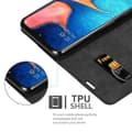 Miniatyrbild 3 av 8: Samsung Galaxy A10e / A20e Fodral Skal Plånboksfodral Case med magnetisk stängning, ståfunktion och kortficka