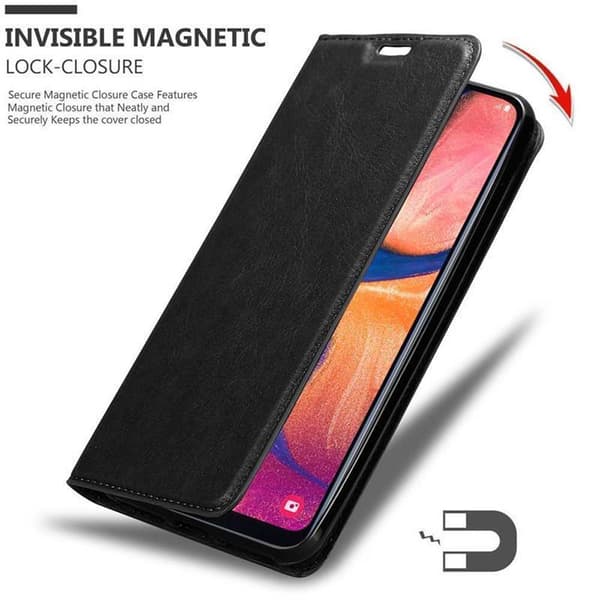 Samsung Galaxy A10e / A20e Fodral Skal Plånboksfodral Case med magnetisk stängning, ståfunktion och kortficka