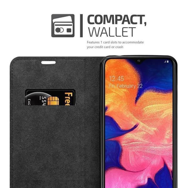 Samsung Galaxy A10 / M10 Suojakotelo Suojakuori Lompakkokotelo Matkapuhelinkotelo jossa magneettisuljenta, jalusta-toiminto ja korttitasku