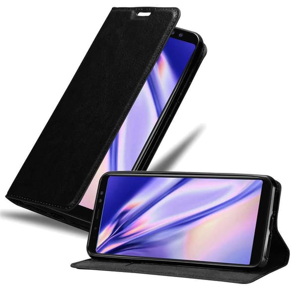 Samsung Galaxy A8 2018 Fodral Skal Plånboksfodral Case med magnetisk stängning, ståfunktion och kortficka