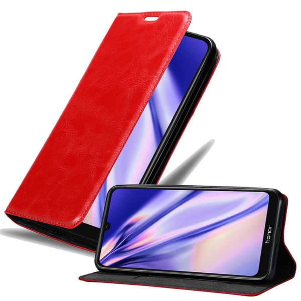 Lommebokdeksel til Honor 8A Deksel med magnetisk lukking, stativfunksjon og kortlomme