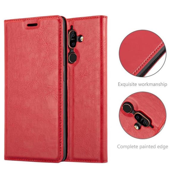 Nokia 7 PLUS Fodral Skal Plånboksfodral Case med magnetisk stängning, ståfunktion och kortficka