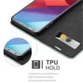 Miniatyrbilde 4 av 7: Lommebokdeksel til LG G6 Deksel med magnetisk lukking, stativfunksjon og kortlomme
