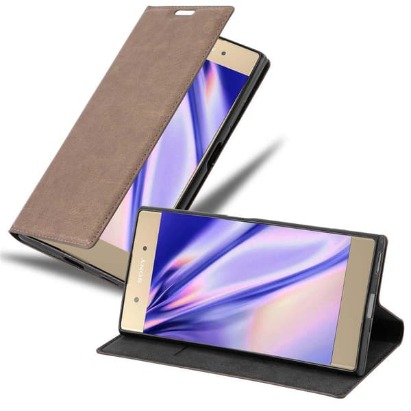 Lommebokdeksel til Sony Xperia XA1 PLUS Deksel med magnetisk lukking, stativfunksjon og kortlomme