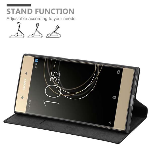 Sony Xperia XA1 PLUS Suojakotelo Suojakuori Lompakkokotelo Matkapuhelinkotelo jossa magneettisuljenta, jalusta-toiminto ja korttitasku
